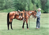 Western, Equine Art - Tender Moment